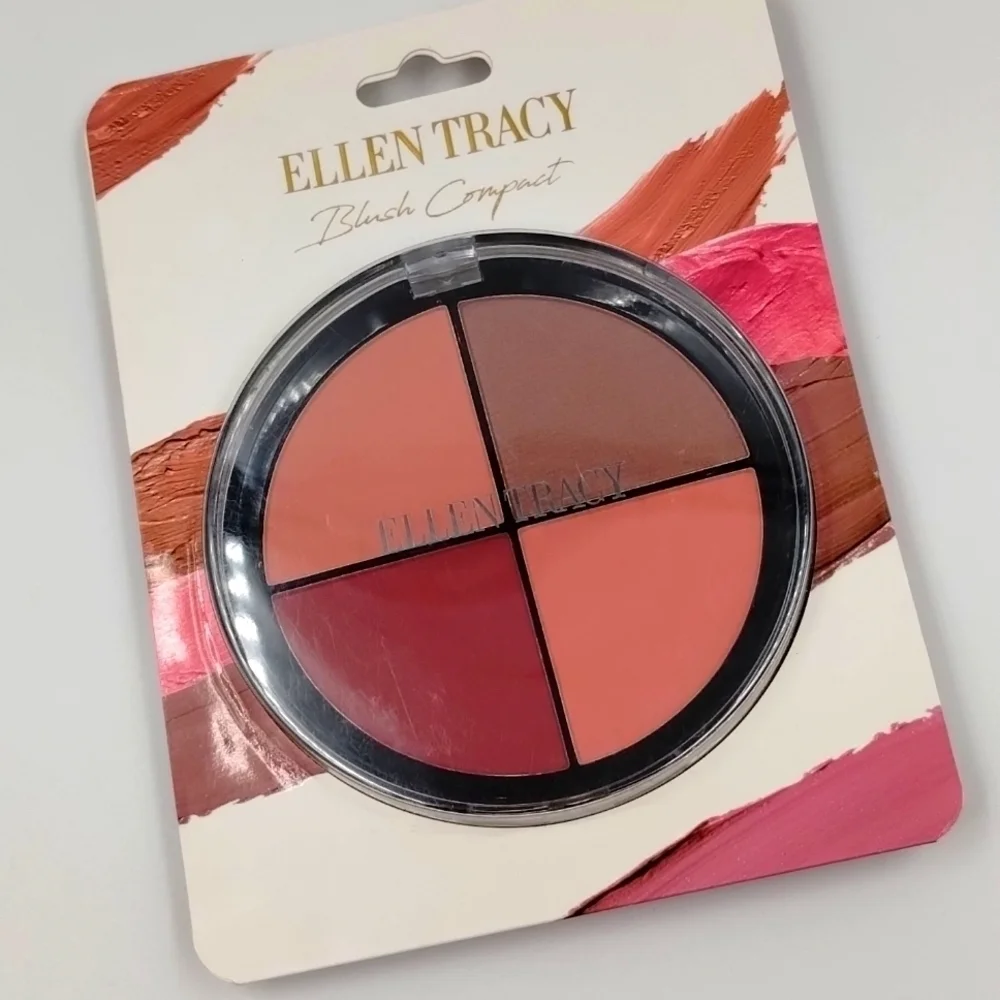 Ellen Tracy Blush Compact in package women's